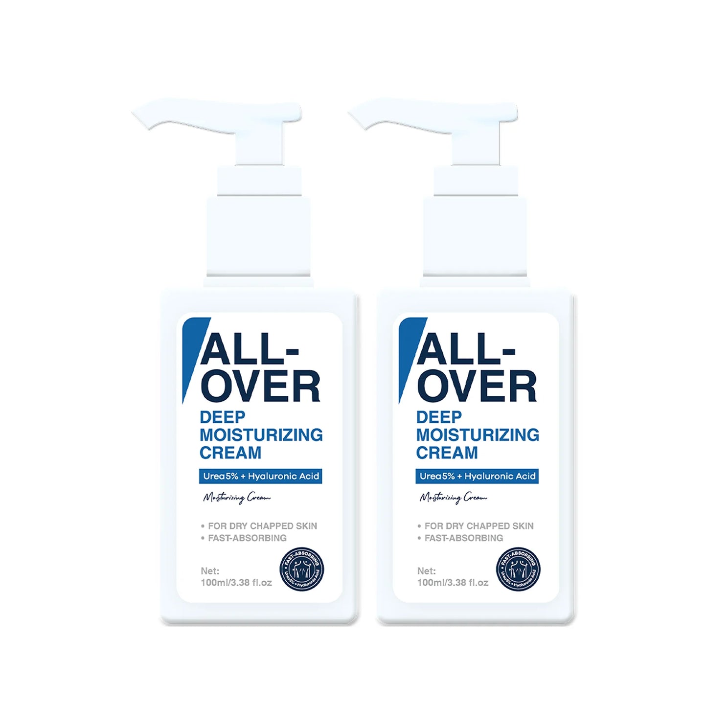 Crème Hydratante Intense 5% Urée & Acide Hyaluronique 100ml – Visage, Corps & Mains, Absorption Rapide
