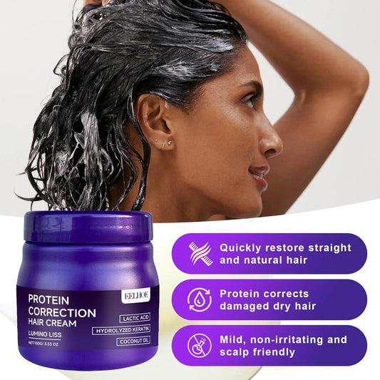 Masque Kératine Protéiné – Réparation Profonde, Anti-Frisottis & Brillance | LIXTAIRE LIXTAIRESHOP