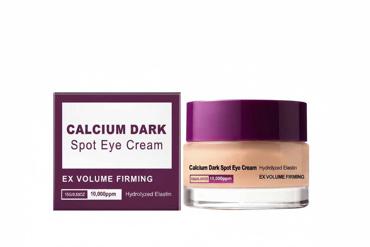 Crème Contour des Yeux Calcium & Élastine – Anti-Cernes & Raffermissante