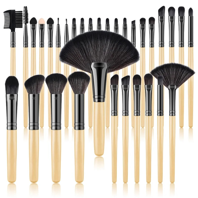 Kit 32 Pinceaux Maquillage Professionnel — Visage, Yeux & Teint LIXTAIRESHOP