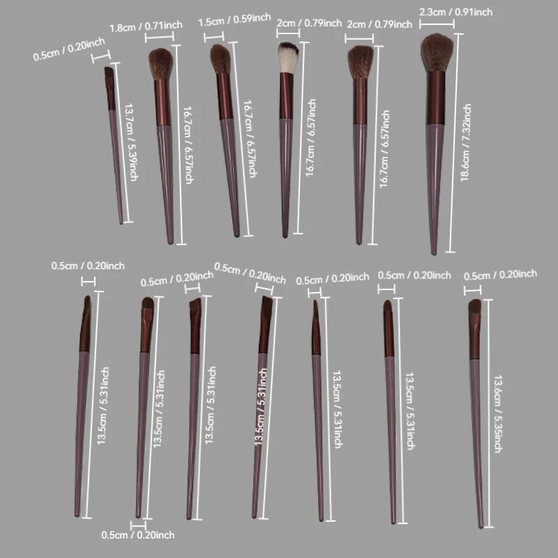Kit 13 Pinceaux Maquillage Professionnel | LIXTAIRE