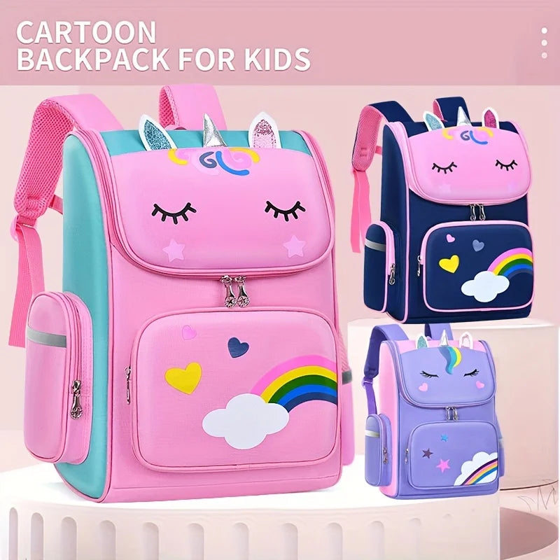 Sac à Dos Enfant Étanche & Léger | Cartable Fille Mignon 6-12 ans | LIXTAIRE