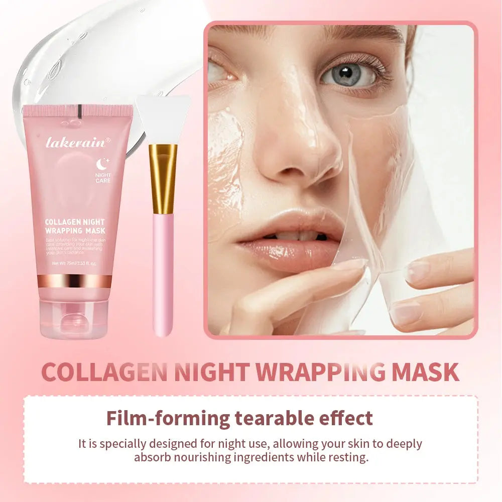 Masque Collagène Coréen & Brosses — Éclat, Hydratation & Fermeté LIXTAIRESHOP