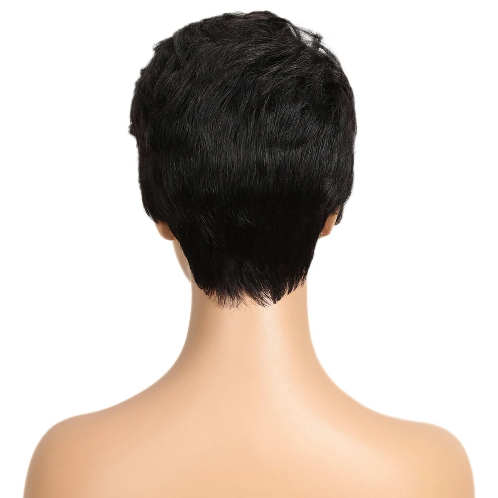 Perruque Pixie Cut Lace Front — 100% Cheveux Naturels Brésiliens, Sans Colle | LIXTAIRE LIXTAIRESHOP