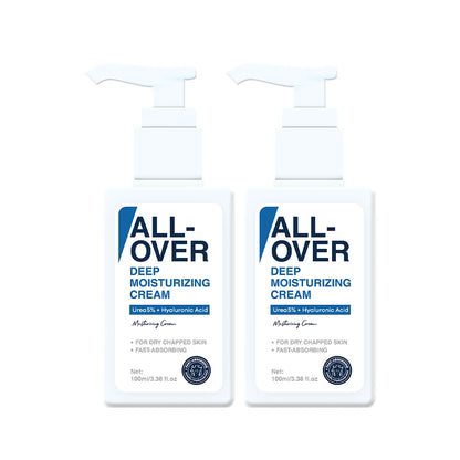 Crème Hydratante Intense 5% Urée & Acide Hyaluronique 100ml – Visage, Corps & Mains, Absorption Rapide