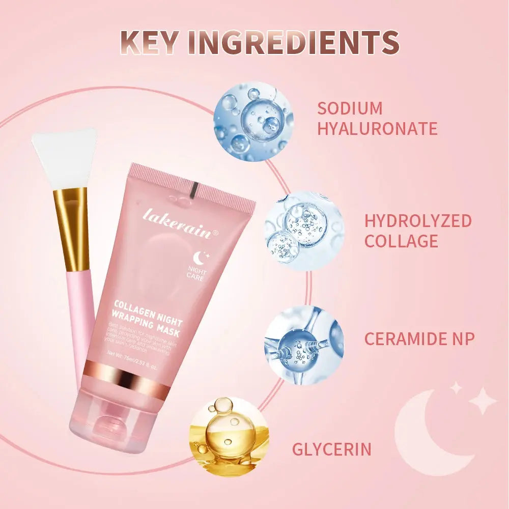 Masque Collagène Coréen & Brosses — Éclat, Hydratation & Fermeté LIXTAIRESHOP