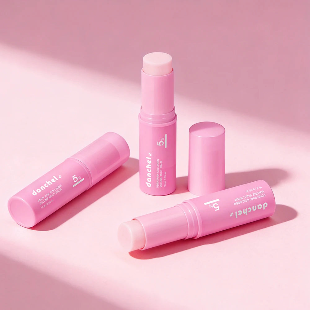 Pink Collagen PDRN Multi-Volume Balm, Anti-Aging, Firming, Anti-Wrinkle for Eyes, Neck, Forehead and Smile Lines