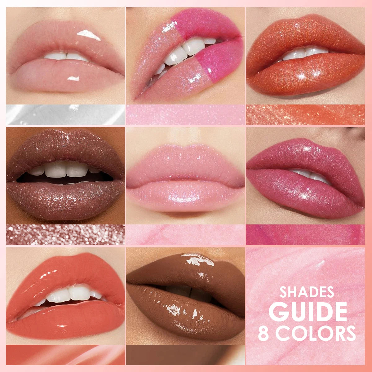 Gloss Brillant Cristal | Lèvres Lumineuses & Hydratées | LIXTAIRE