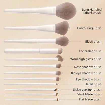 Kit Pinceaux Maquillage Professionnel — Fond de Teint, Yeux & Contour LIXTAIRESHOP