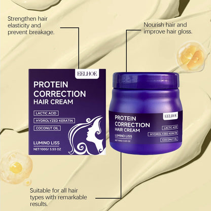 Masque Kératine Protéiné – Réparation Profonde, Anti-Frisottis & Brillance | LIXTAIRE LIXTAIRESHOP