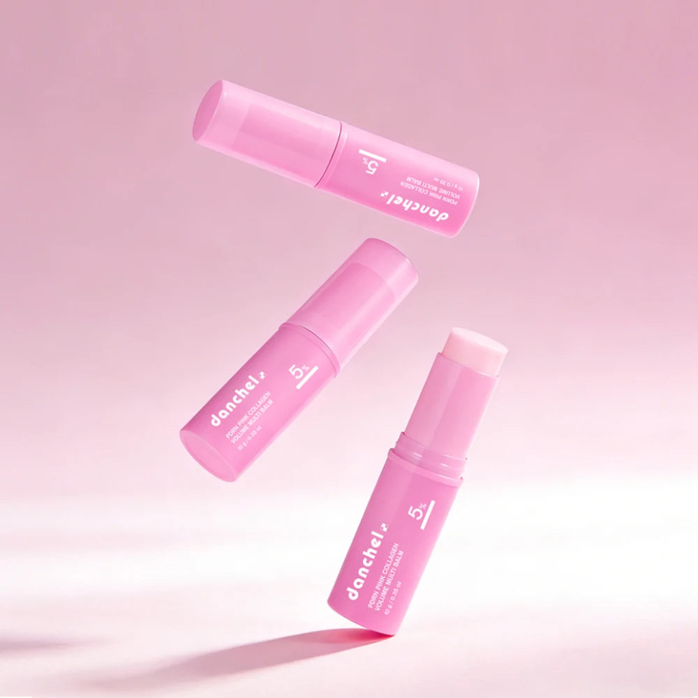 Pink Collagen PDRN Multi-Volume Balm, Anti-Aging, Firming, Anti-Wrinkle for Eyes, Neck, Forehead and Smile Lines