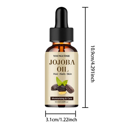 Huile de Jojoba Naturelle – Anti-Âge, Hydratante & Réparatrice pour Visage, Cheveux & Corps LIXTAIRESHOP