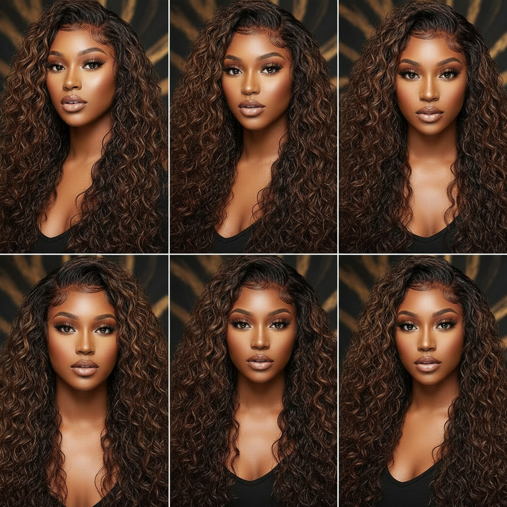 Jerry Curly Human Hair Bundles, Kinky Curly, Honey Blonde, Brazilian, 100% Virgin