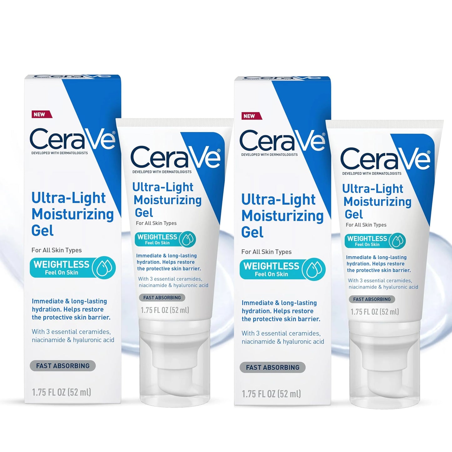 Gel Hydratant Visage CeraVe – Sans Huile & Sans Parfum