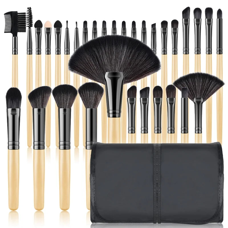 Kit 32 Pinceaux Maquillage Professionnel — Visage, Yeux & Teint LIXTAIRESHOP