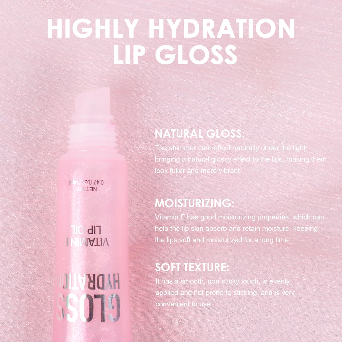 Gloss Brillant Cristal | Lèvres Lumineuses & Hydratées | LIXTAIRE