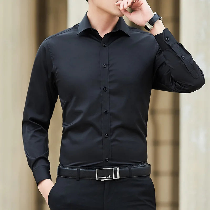 Chemise Homme Manches Longues | Style Urbain & Coupe Ajustée | LIXTAIRE