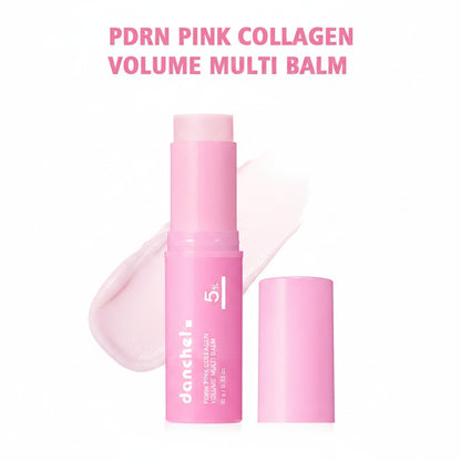 Pink Collagen PDRN Multi-Volume Balm, Anti-Aging, Firming, Anti-Wrinkle for Eyes, Neck, Forehead and Smile Lines