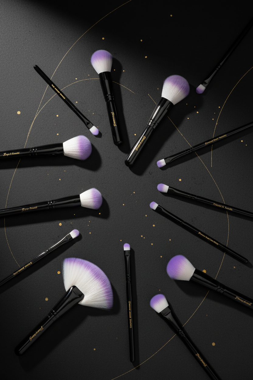 32 Professional Makeup Brush Set — Face, Eyes & Complexion