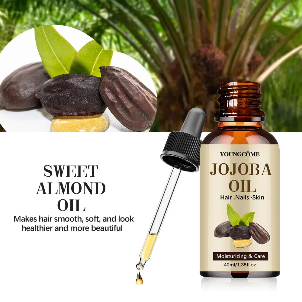 Huile de Jojoba Naturelle – Anti-Âge, Hydratante & Réparatrice pour Visage, Cheveux & Corps LIXTAIRESHOP