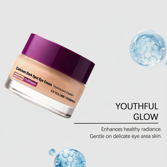 Crème Contour des Yeux Calcium & Élastine – Anti-Cernes & Raffermissante