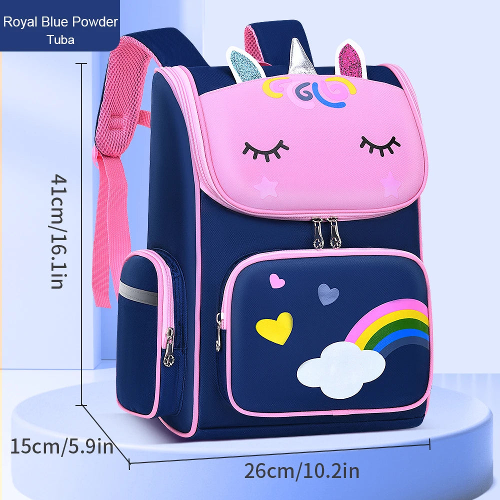 Sac à Dos Enfant Étanche & Léger | Cartable Fille Mignon 6-12 ans | LIXTAIRE