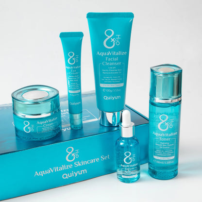 7-Piece Milk Body Care Set – Cleanser, Scrub, Hand Cream, Eye Cream & Pouch