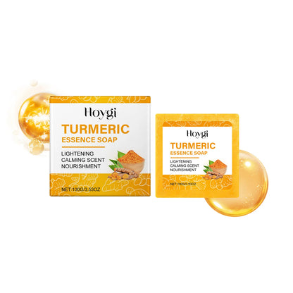 Savon & Crème Visage au Curcuma – Nettoyant, Réparateur & Éclat