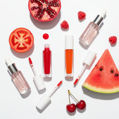Fruity Jules Tint Liquid Lipstick, Water Glow Shade, Moisturizing, Waterproof, Non-Stick, High Pigment, Long-Lasting Colors, 4 Colors