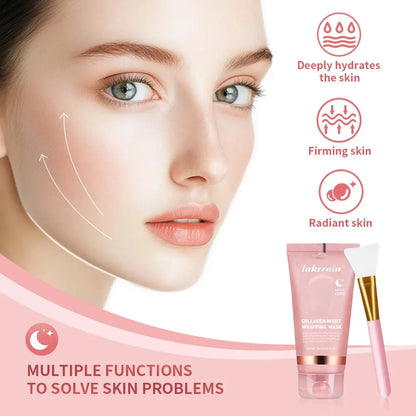 Masque Collagène Coréen & Brosses — Éclat, Hydratation & Fermeté LIXTAIRESHOP
