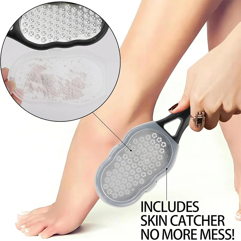 Râpe à Callosités Professionnelle en Acier Inoxydable | Talons Doux & Lisses | LIXTAIRE