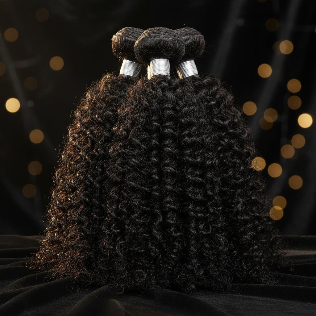100% Brazilian Virgin Hair Ombre 1B 30 Kinky Curly Hair Bundles 12A Ombre Human Hair 1/3 Bundles Black to Brown Hair Extensions