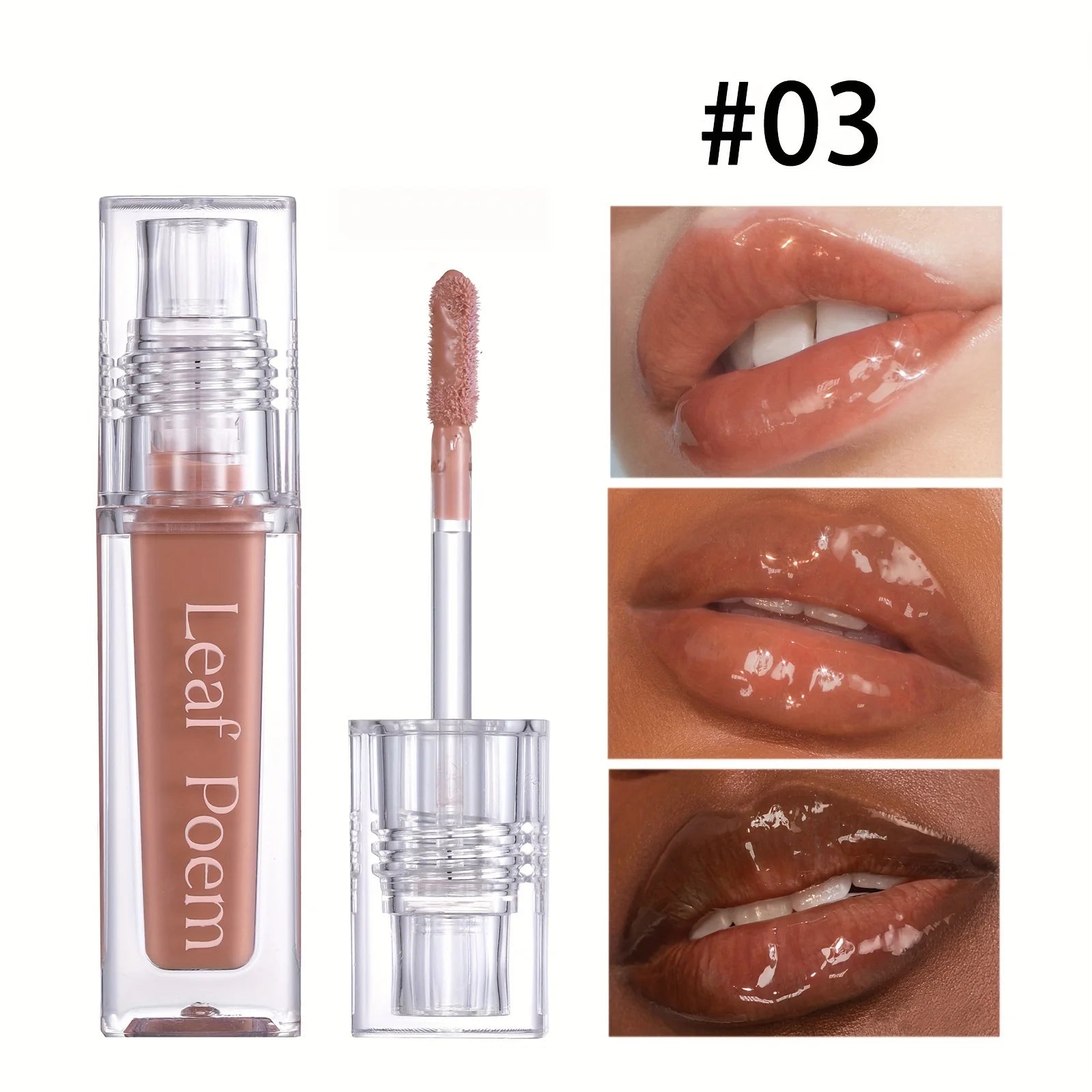 Huile à Lèvres Hydratante Crystal | Brillant Repulpant Teinté | LIXTAIRE
