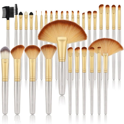 Kit 32 Pinceaux Maquillage Professionnel — Visage, Yeux & Teint LIXTAIRESHOP