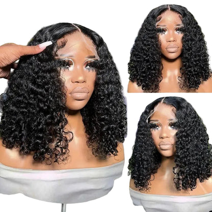 Perruque Bob Pixie Cut Malaisienne Ombre 1B/99J – Remy Sans Colle, Courte & Prête à Porter