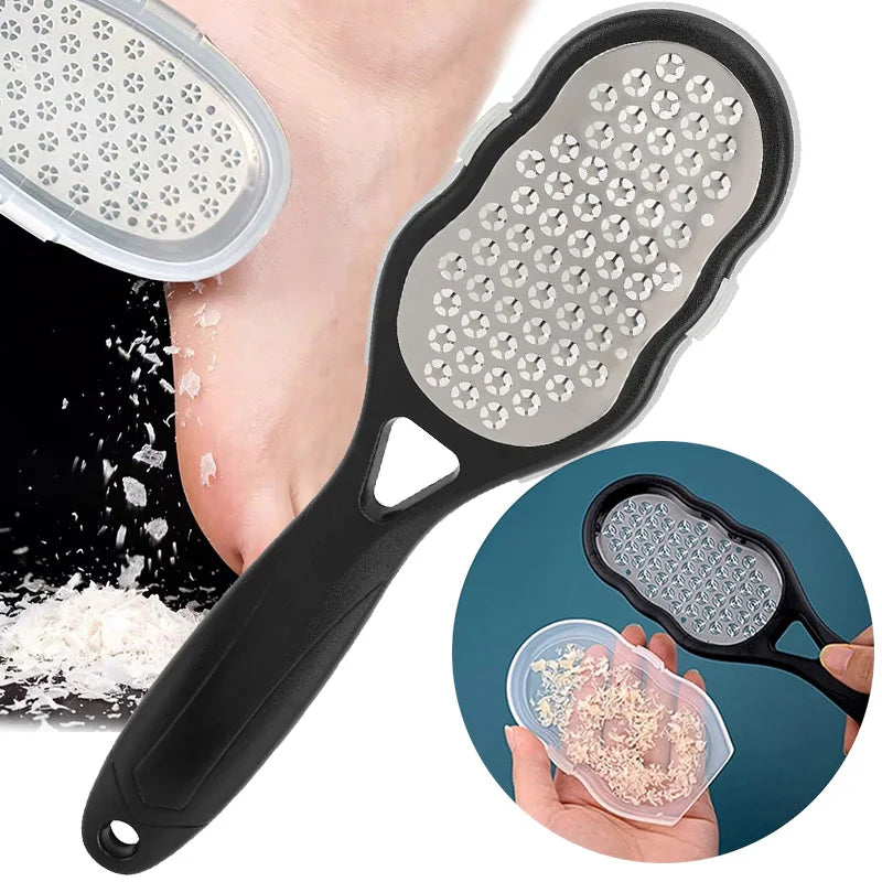 Râpe à Callosités Professionnelle en Acier Inoxydable | Talons Doux & Lisses | LIXTAIRE