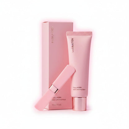 Korean Collagen Mask & Brushes — Radiance, Hydration & Firmness